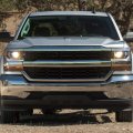 G-plus Compatible With Chevy Silverado 1500 2016-2018 Front Upper Chrome Grille Insert Snap On