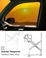 A-premium Power Window Regulator Without Motor Compatible With Toyota Tacoma 2005-2020 Passenger Side
