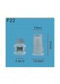 Autobahn88 Front Bumper Expanding Grommet Compatible With Ford Fiesta St150 Oem 90bg17k657 Pack Of 20