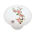 Sakura Cherry Blossoms High Gloss Ceramic Drawer Knob 