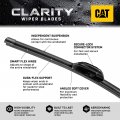 Cat Clarity Premium Performance All Season Oem Replacement Windshield Wiper Blades Streak-free Spotless And Silent 24 21 Inch