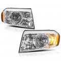 Chrome Bezel Oe-style Headlight Headlamp Assembly For 2009-2011 Honda Pilot Driver Passenger Side 