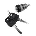 Ign Key And Tumbler 201-1099 With Two Non Programmable Keys Silver Metal Construction For Vehicle Specific Fit 