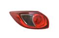 Left Tail Light Assembly For 2013-2016 Mazda Cx-5 Driver Side Rear Led Lamp With Red Plastic Lens And Polished Finish Part 