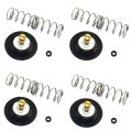 4sets Carburetor Air Cut-off Valve Diaphragm Kit Compatible For Kawasaki Kl650 Kl600 Klr650 Klx650