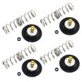 4sets Carburetor Air Cut-off Valve Diaphragm Kit Compatible For Kawasaki Kl650 Kl600 Klr650 Klx650