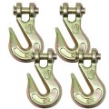 4 Pack 5 16 In Grade 70 Forged Clevis Grab Hooks 21600lbs Breaking Strength For Trailers Towing And Wrecker Tow Chains 