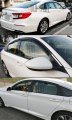Jdm 3d Aero Wavy Style Window Visor Rain Guard Deflector Compatible With 2018-2021 Honda Accord Lx Ex Sport