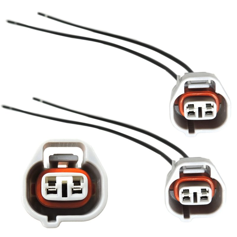 Hisport 645-673 Side Marker Pigtail Connector Harness Replacement For Toyota Lexus Camry Prius Rav4 2pcs