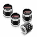 Ipick Image For Chevrolet Camaro Rs Logo On Real Carbon Fiber Barrel Black Aluminum Tire Valve Stem Caps Black Silver