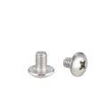 Machine Screws M4x6mm Phillips Screw 304 Stainless Steel Fasteners Bolts 30pcs 