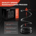 A-premium 2pcs Rear Suspension Coil Spring Set Compatible With Mini R50 R53 Cooper 2002-2006 Driver And Passenger Side Replace