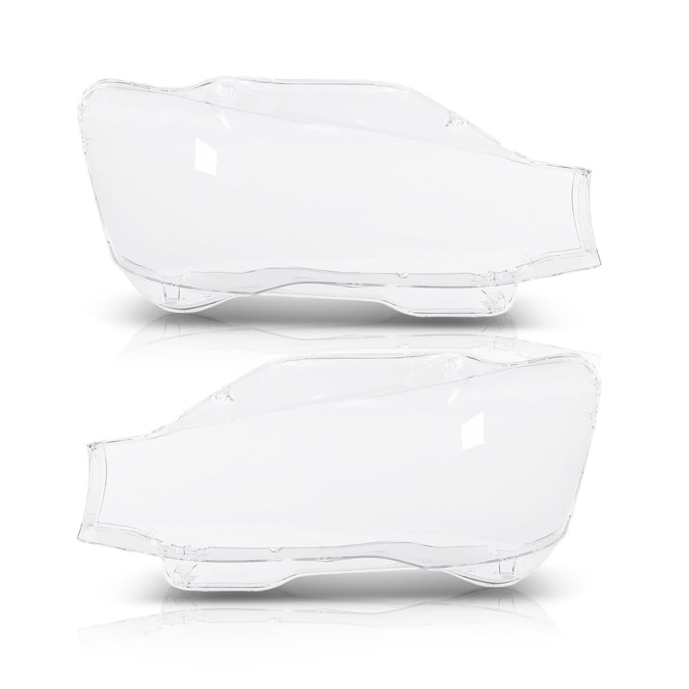 Front Headlight Lens Covers Left Right Pair For Bmw X3 F25 2014 2015 2016 2017 Headlamp Cover Clear