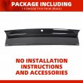 Ecotric Trunk Decklid Trim Panel Compatible With 2015-2023 Ford Mustang Rear Center Boot Lid Cover Black