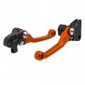 Sinkees Motorcycle Pivot Lever Set 3 Finger Motocross Brake Clutch Handles For Yamaha Serow225 250 1986-2020 Wr250r 2007-2020