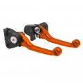 Sinkees Motorcycle Pivot Lever Set 3 Finger Motocross Brake Clutch Handles For Yamaha Serow225 250 1986-2020 Wr250r 2007-2020