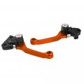 Sinkees Motorcycle Pivot Lever Set 3 Finger Motocross Brake Clutch Handles For Yamaha Serow225 250 1986-2020 Wr250r 2007-2020