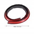 Mudguard Flares Fydun Carbon Fiber Car Wheel Arch Eyebrows Protect Anti Scratch Pad Cutting Black