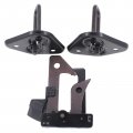 Motoku Hood Safety Catch Latch Lock Kit For Mercedes-benz C350 E350 E550 Glk350 Cls550 C63 Ml63 Cls63 Gl63 Gle400 Gle550e Gle43