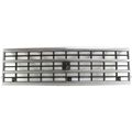 Perfect Fit Group 7040 Van Full Size Grille Ptd-silver For Single Type Headlamp 
