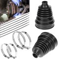 2pcs Cv Boot Repair Kit With 4 Stainless Steel Clamps 6 Cable Ties Universal Silicone Axle Replacement For Cars 