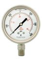 2-1 2 All Stainless Steel Oil Filled Pressure Gauge 1 4 Npt Lower Mount 600 Psi 