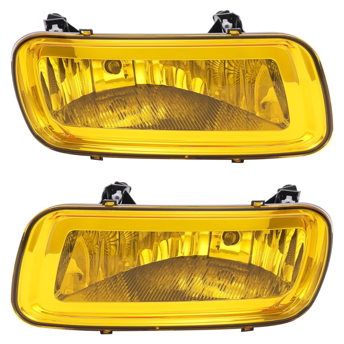 Hecasa Fog Lights For 2004-2006d F-150 F150 Replacement For 5l3z15200a 5l3z15201a Fo2593209 Fo2592209 Lamp Yellow Lens Driver