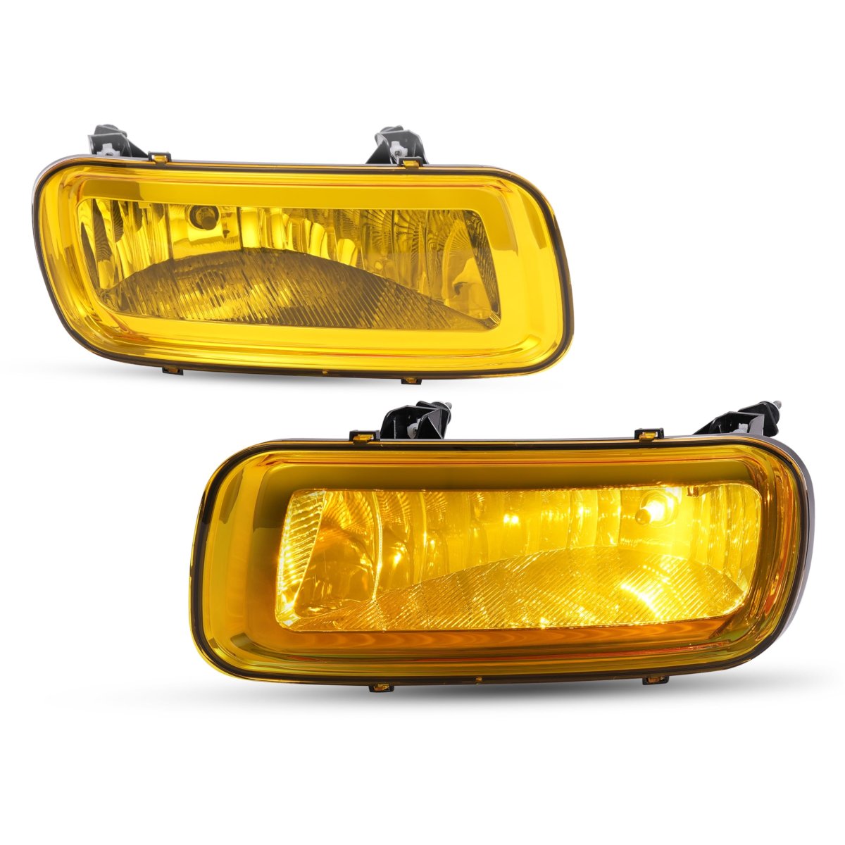 Hecasa Fog Lights For 2004-2006d F-150 F150 Replacement For 5l3z15200a 5l3z15201a Fo2593209 Fo2592209 Lamp Yellow Lens Driver
