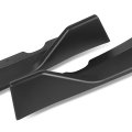 3pcs Stp-style Car Front Bumper Lip Spoiler Wing Body Kit Compatible With Optima S Sx Sxl 16-18 Matte Black