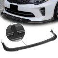 3pcs Stp-style Car Front Bumper Lip Spoiler Wing Body Kit Compatible With Optima S Sx Sxl 16-18 Matte Black