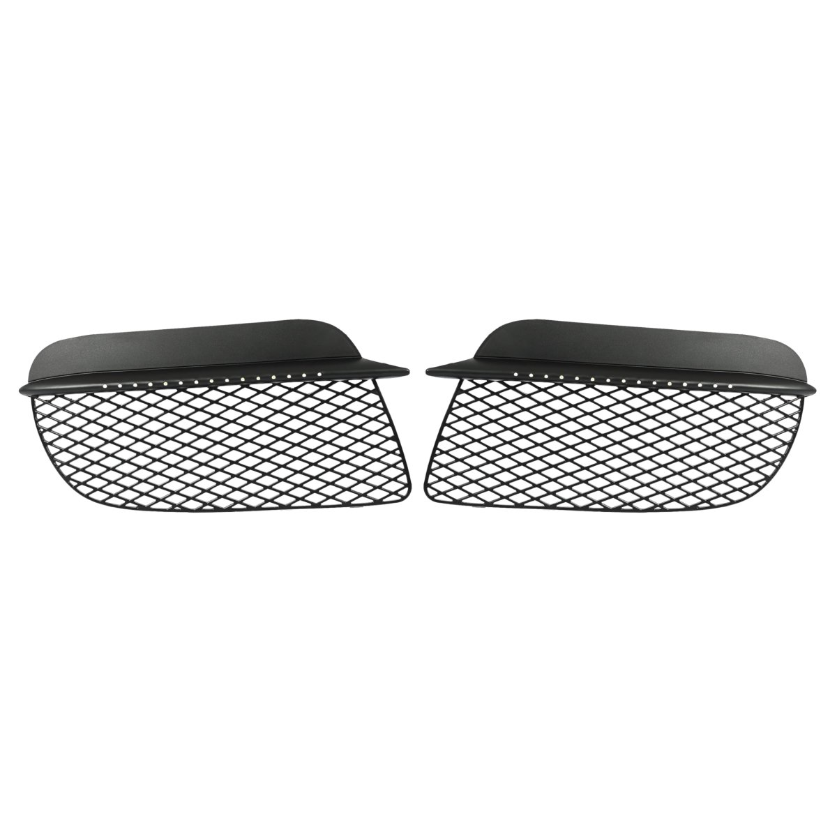 Hecasa Fog Light Lamp For 2006-2008 Porsche Cayman Cayman S Led Spars W Radiator Guards Running Lights Spears Pp Plastic Black
