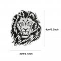 Lion Car Stickers Lions Face Decals Emblem Aluminium Alloy Metal Badge Logo Fits Hood Decal Bonnet Side Univeral For Vehicles