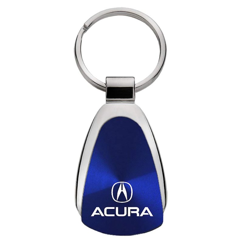 Acura Logo Blue Tear Drop Key Chain