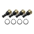 Usonline911 4x Front Suspension Lower And Upper Ball Joint For Polaris Ranger Xp 900 13-2018