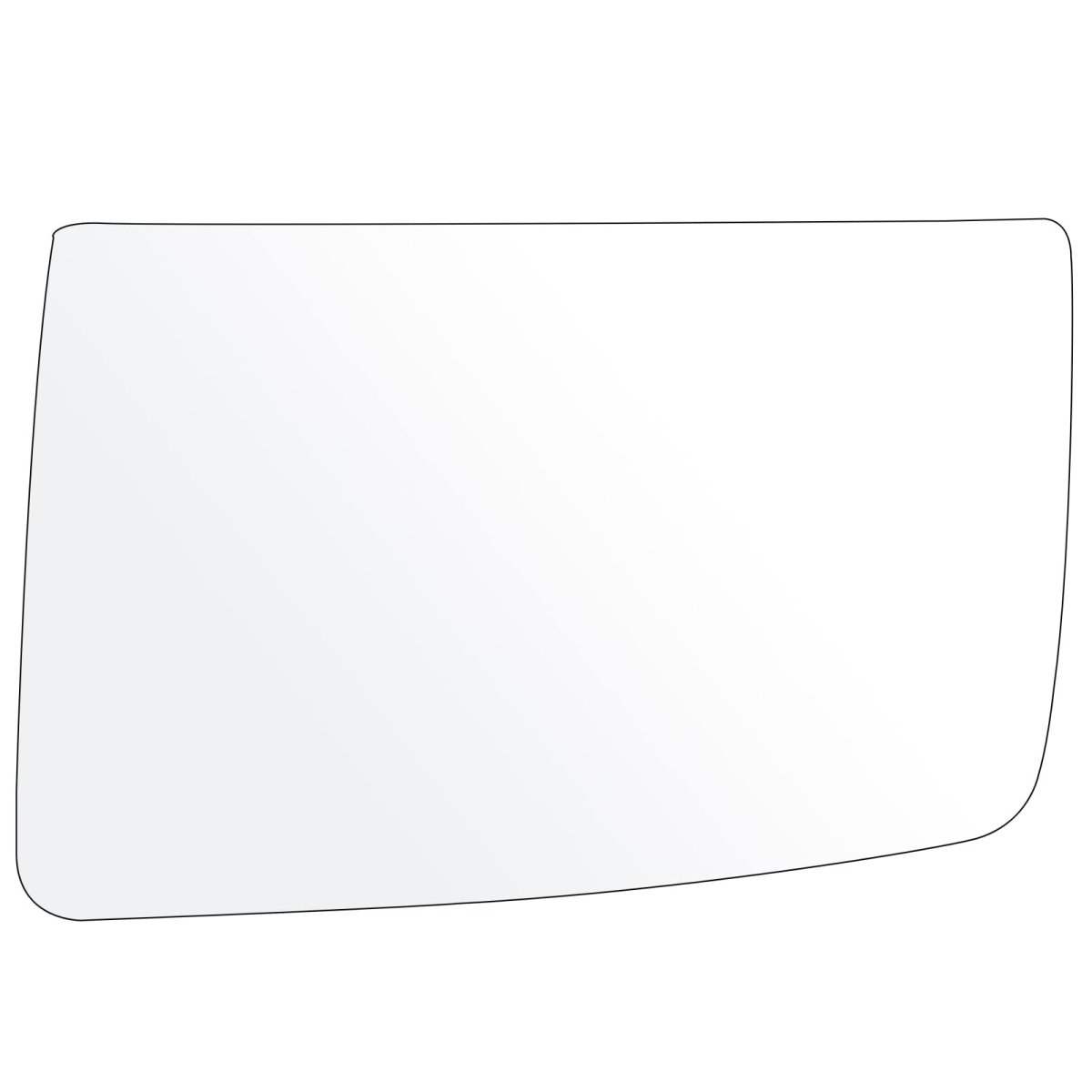 Towing Mirror Glass Replacement For Toyota Sequoia 2008 2017 And Tundra 2007 Left Side Upper Flat Manual Adjustment Non Heated