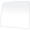 Towing Mirror Glass Replacement For Toyota Sequoia 2008 2017 And Tundra 2007 Left Side Upper Flat Manual Adjustment Non Heated