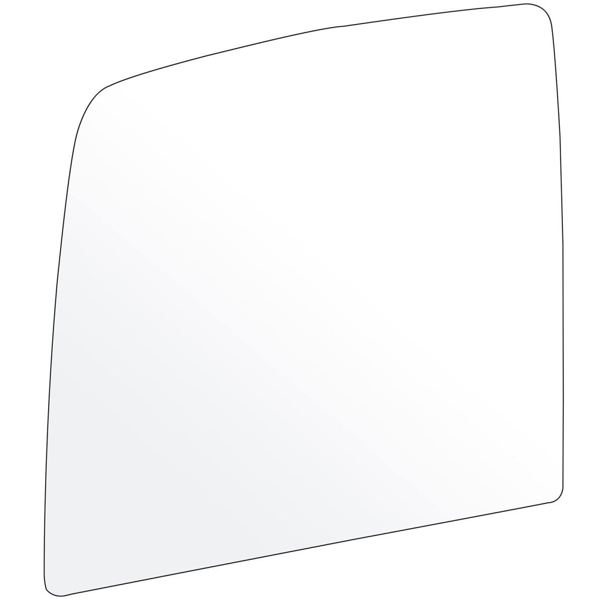 Towing Mirror Glass Replacement For Toyota Sequoia 2008 2017 And Tundra 2007 Left Side Upper Flat Manual Adjustment Non Heated