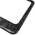 Ford Mustang Dark Horse Black Forged Real Carbon Fiber License Plate Frame Open Corner Design 12 In X 6 Officially Licensed 