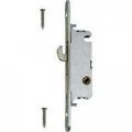 Door Latchset Patio Zinc Plated Sliding Lock With 45 Degrees Lever And Face Plate Adapter E 2164 6 Pack 
