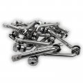 25 T55d 60 Degree Bend 3 Inchgrommet Valve Stems Nickel Plated Brass Clamp-in Designed For 22 5 And 24 5 Alcoa Truck Bus Wheels 