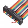 Uxcell Idc Rainbow Wire Flat Ribbon Cable 26p A-type Fc Fc Connector 2 54mm Pitch 1m 39 3inch Length