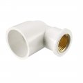 Uxcell 32mm Slip X 1 2pt Female Thread 90 Degree Pvc Pipe Fitting Elbow 2 Pcs
