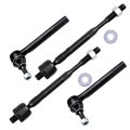 4 Piece Front Inner And Outer Tie Rod End Kit Es80624 Ev80625 For Nissan Murano 2003 2004 