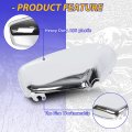 Ecotric Panel Battery Cover Fairing Compatible With 1984-up Yamaha Xv 700 750 1000 1100 Virago Motorcycle Chrome Side