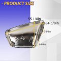 Ecotric Panel Battery Cover Fairing Compatible With 1984-up Yamaha Xv 700 750 1000 1100 Virago Motorcycle Chrome Side