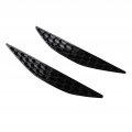2pcs Gloss Black Honeycomb Set Mk7 Gti 2016 Rear Bumper Reflector Fit For 2013