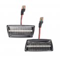 Hacreyatu Dynamic Clear Lens Amber Led Side Marker Turn Signal Light Blinker For Opel Astra Insignia Zafira Corsa Meriva Adam