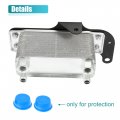 X Autohaux Car Engine Oil Cooler Housing With Base Assembly For Dodge Ram 2500 2003-2009 3500 2003-2008 Replace 68004317aa