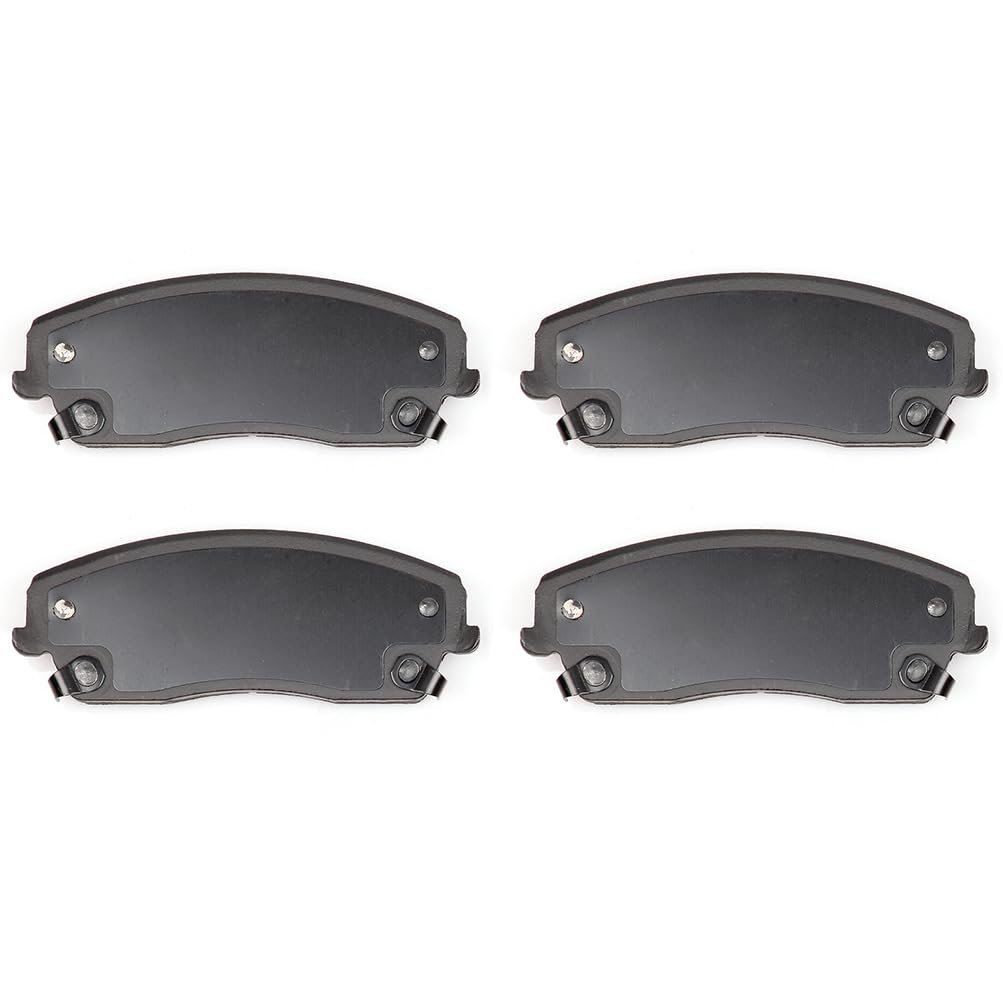 Front D1056 Ceramic 4pcs W Hardware Disc Brake Pad Set