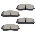 Front D1056 Ceramic 4pcs W Hardware Disc Brake Pad Set 